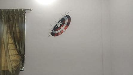 Asian Paints Wall Ons, Captain America Vibranium Shield’ Original ...