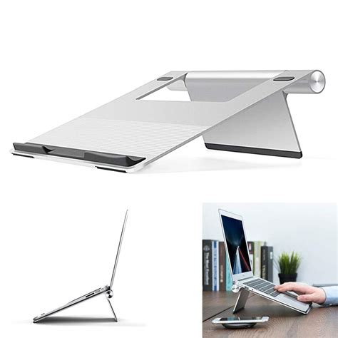 Aluminium Desktop Laptop Stand Lightweight Portable Ergonomic ...