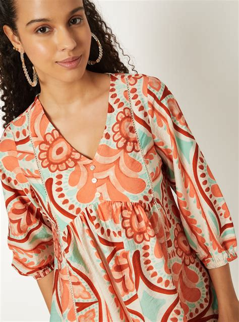 Buy Women Printed Tunic Online at just Rs. 599.0 - 1000016205615 | Max ...