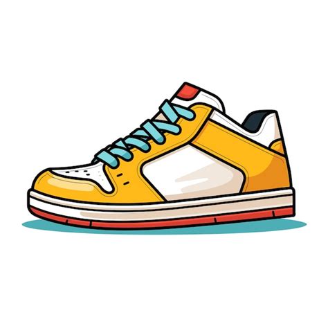 Een tekening van een schoen met het woord schoen erop | Premium AI ...