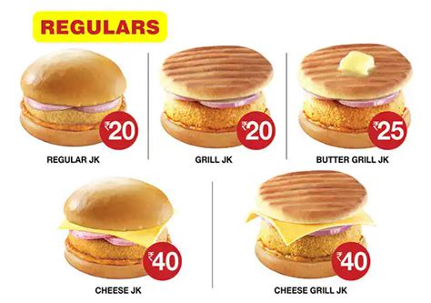 Menu at Jumboking Burger, Mumbai, 32