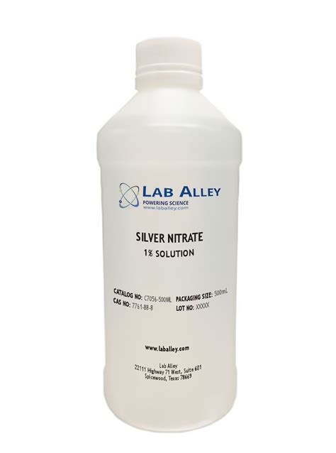 Silver Nitrate 1% Solution Lab Grade | Lab Alley