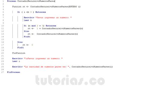 Image result for Contador En PSeInt