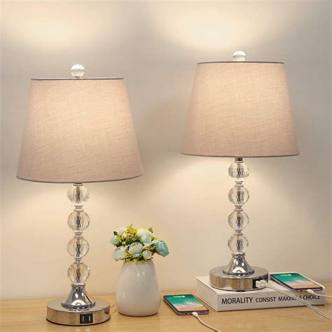 Modern Nightstand Lamps : Karmiqi Led Table Lamp Bedside Nightstand ...