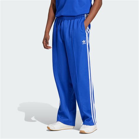 Blue track pants adidas clearance