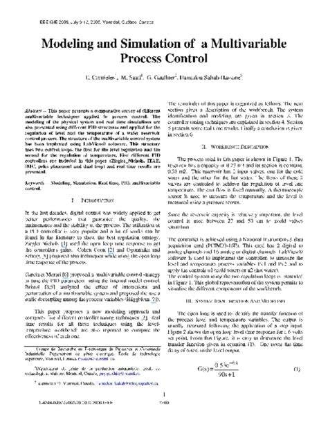 Image result for Multivariable Process Control