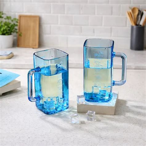 Giftalk Pack Of 2 Bombay Sapphire Jug Pour Juice,Bourbon,Whisky ...