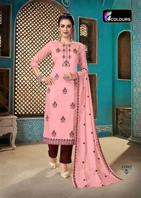 4 Colours Aleena Designer Silk Ethnic Wear Ready-made Buy Latest Kurti ...