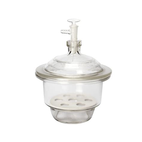 Buy 120mm Glass Vacuum Desiccator Jar,12cm Dessicator Dryer,Porcelain ...