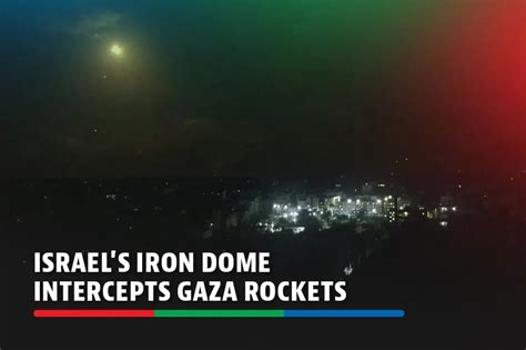 Israel's Iron Dome intercepts Gaza rockets | ABS-CBN