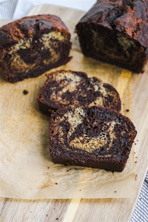 Chocolate Swirl Banana Bread - Run to the Table