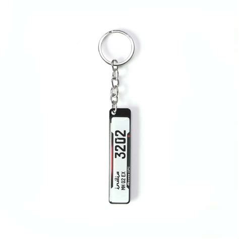 Customized Number Plate Keychain – Orbiz Creativez