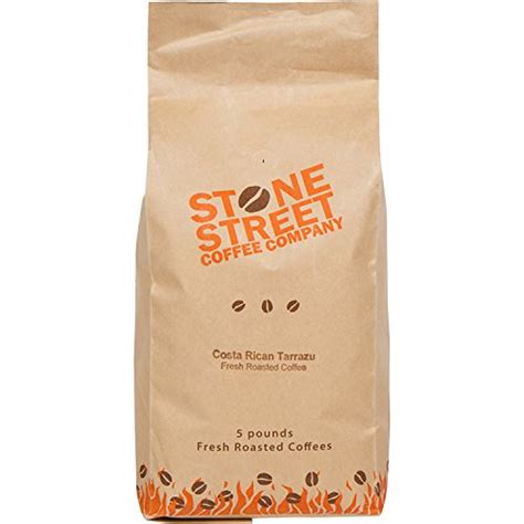 Buy DARK COSTA RICAN 'TARRAZU' Whole Bean Coffee | 5 LB Bulk Bag ...