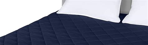 Buy Cloth Fusion 100% Cotton Quilted Waterproof Mattress Protector King ...
