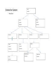 Image result for Endocrine System Flow Chart