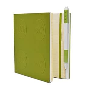 LEGO Stationery Locking Notebook with Gel Pen - Lime : Amazon.in ...