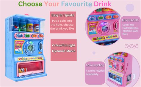 Pepstter Fully Functional Talking Vending Machine Toy for Kids and ...