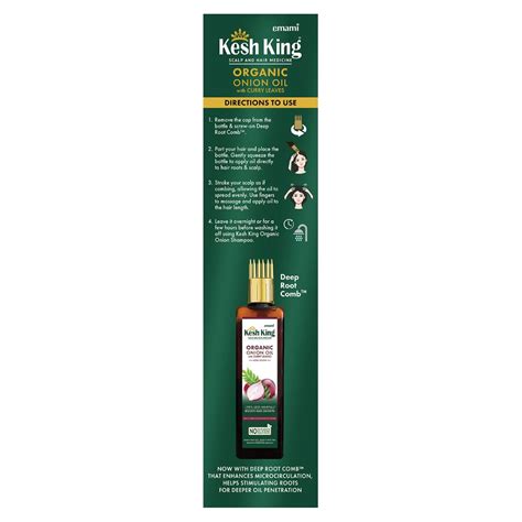 Kesh King Organic Onion Oil with Curry Leaves, 200 ml Price, Uses, Side ...