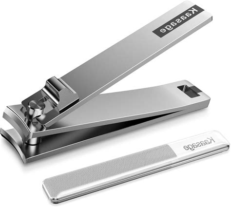 Amazon.com : Kaasage Nail Clipper and File - Professional Stainless ...