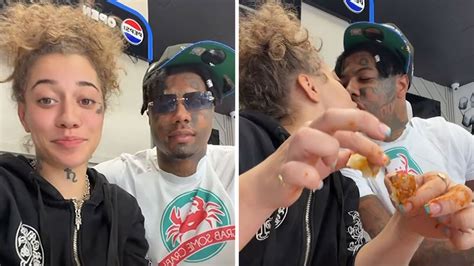 Blueface Feasts With New Girl Akira Williams