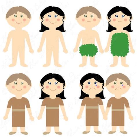 SALE! the Family of Adam and Eve (adam and Eve/cain and Abel/seth) Digital Clipart - Etsy Canada