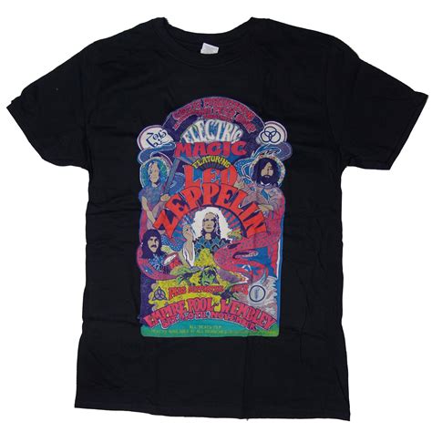 T-Shirt Led Zeppelin Full Colour Electric Magic - Sizes: Large