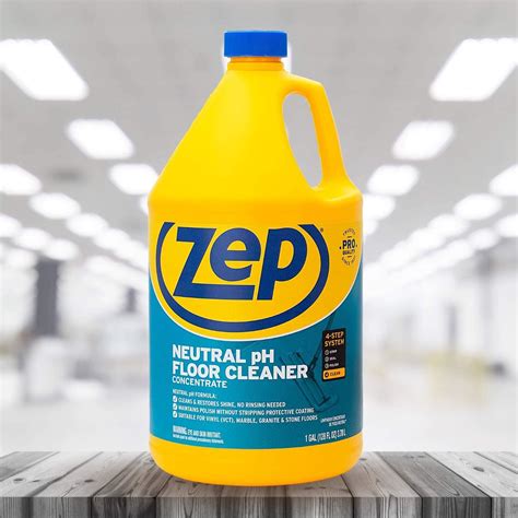 Zep Neutral pH Floor Cleaner 1 Gallon (Case of 4) - Concentrated All ...