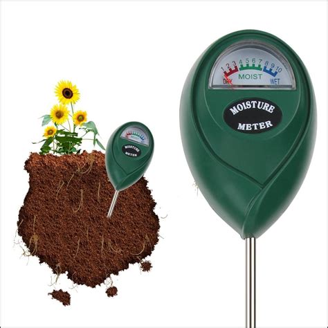 RZ100 Mini Soil PH Moisture Humidity Measuring PH Meter Soil Moisture ...