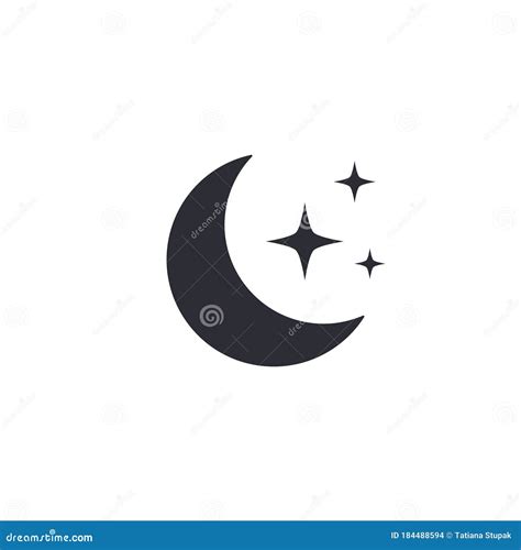 Moon With Stars Symbols