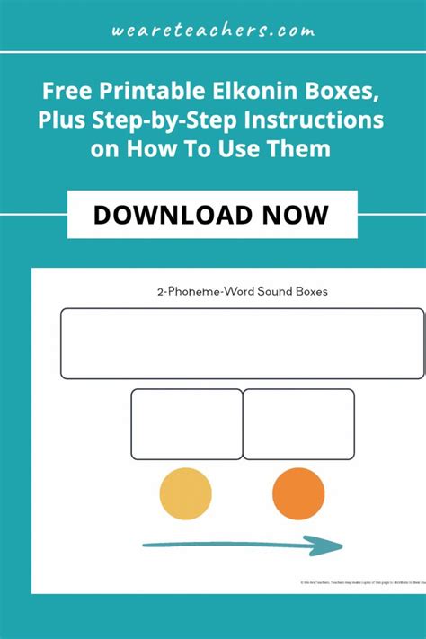Free Printable Elkonin Boxes, Plus Step-by-Step Instructions on How To ...