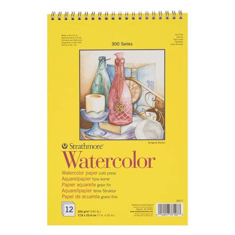 Strathmore 300 watercolour pad 17,8 x 25,4 12 sheets 300gsm