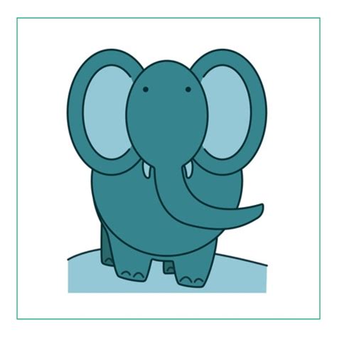 Image result for Easy Elephant Drawing