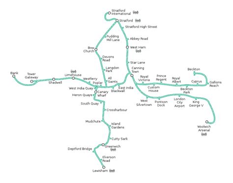 Image result for DLR Tube Map