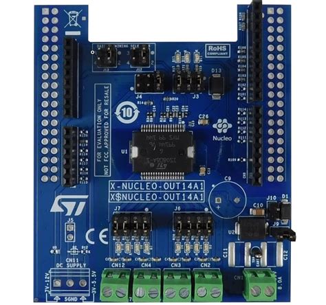 X-NUCLEO-OUT14A1 Expansion Board - STMicro | Mouser