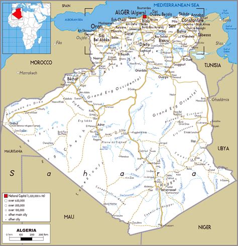 Physical Maps Of Algeria at viinellieblog Blog