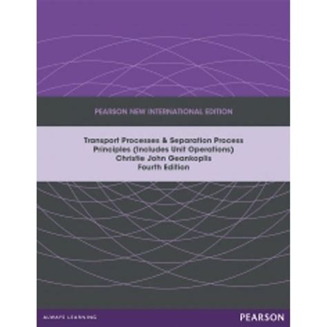 Buy Transport Processes and Separation Process Principles (Includes ...