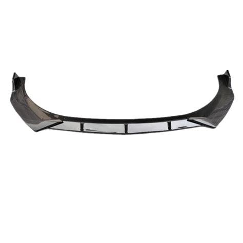 Spoiler Lip Black Carbon Fiber Look Front Lip Lower Bumper | Desertcart ...