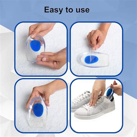 BUY 1 Get 1 FREE Wonder Care Gel Heel Cushion for Heel Pain Relief Wom ...