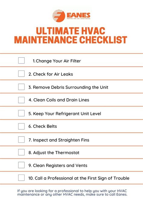 Image result for HVAC Maintenance Checklist Log
