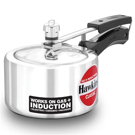Hawkins 1.5 Litre Classic Pressure Cooker, Induction Inner Lid Cooker ...