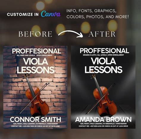 Image result for Lesson Flyer Viola