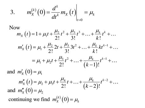 Image result for Moment Generating Functions Crash Course