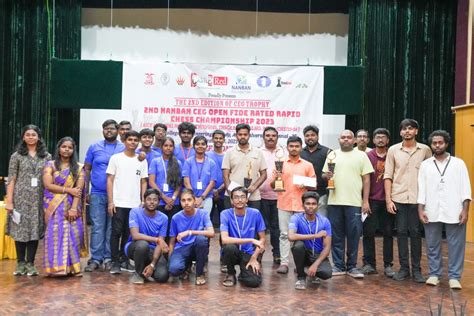 Dinesh Rajan M wins 2nd Nanban CEG Rapid Rating Open 2023 - ChessBase India