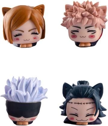 ComicSense Jujutsu Kaisen Anime Chibi Figurine, Gojo, Itadori, Geto ...