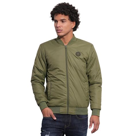 Being Human Mens-Top Jackets Dry Leaf
