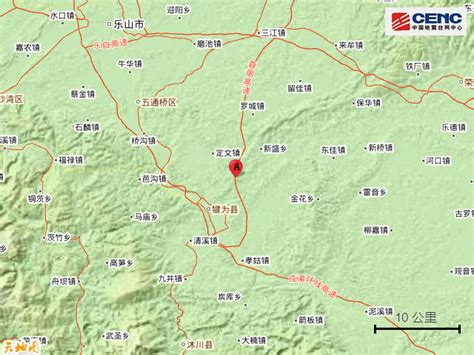 四川乐山市犍为县附近发生4.2级左右地震_手机新浪网