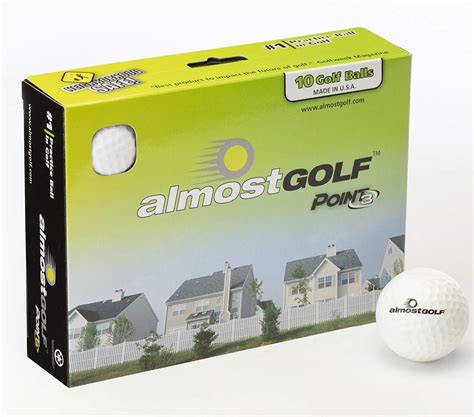 Buy Almost Golf Ball Pack, 12 Balls per Package - White White Online at ...