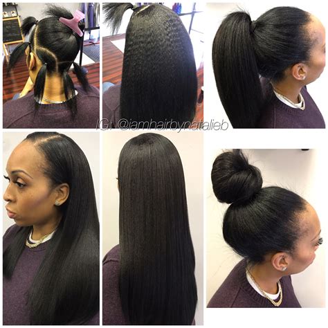 Versatile Sew-In by Natalie B. (***) ***-**** | Kinky straight hair ...