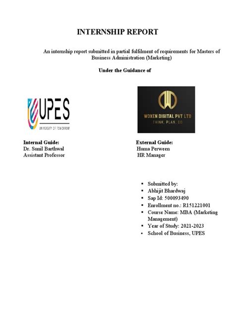 Internship Report Example 的图像结果