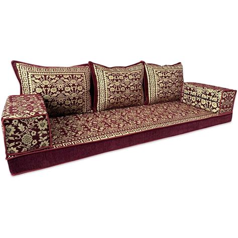 Floor sofa couch | Large floor pillows | Arabic majlis sofa set